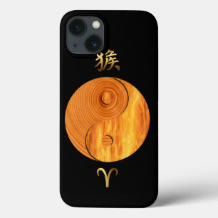 Waldaffe und Feuerssignatur Case-Mate iPhone Hülle