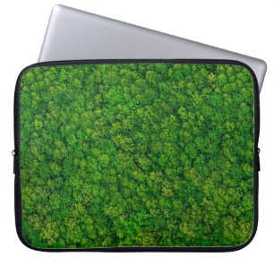 Waldansicht von oben, Luftansicht mit Kopie  Laptopschutzhülle