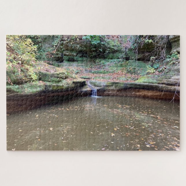Waldbad - Ruhige Rätsel (Horizontal)