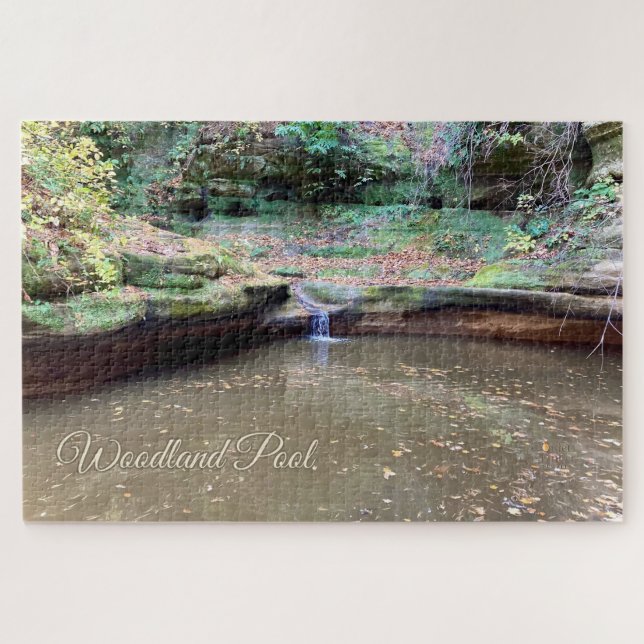 Waldbad - Ruhige Rätsel (Horizontal)