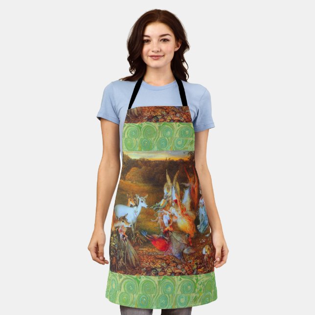 WALDBÄHNE, Hirsche und Tiere im Herbst Schürze (Getragen)