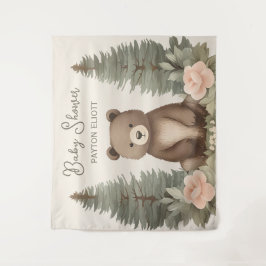 Waldbär Wandteppich