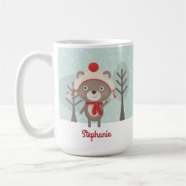 Waldbär Weihnachten Kaffeetasse