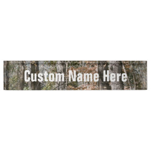 Waldbaum Camouflage Camouflage Nature Jagd/Fischer Namensplakette