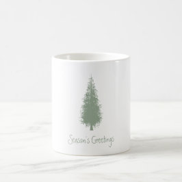 Waldbaumen Weihnachten Kaffeetasse