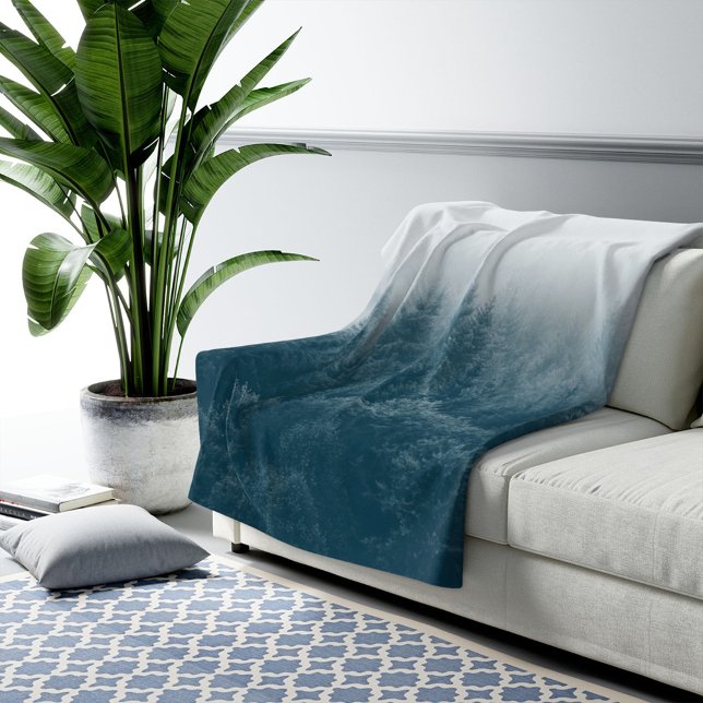 Waldbaumtops Naturdruckerei Fleecedecke (Von Creator hochgeladen)