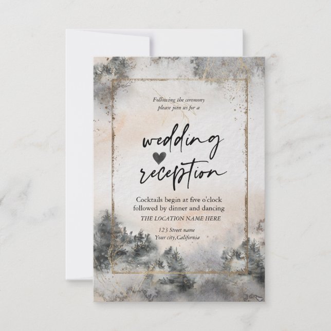 Waldbaumwald-Empfang Einladung (Vorderseite)