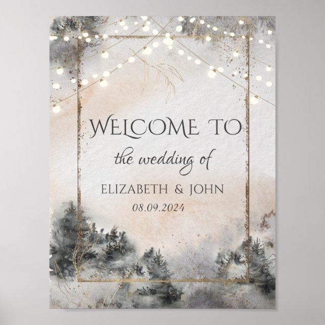 Waldbaumwald Poster (Vorne)