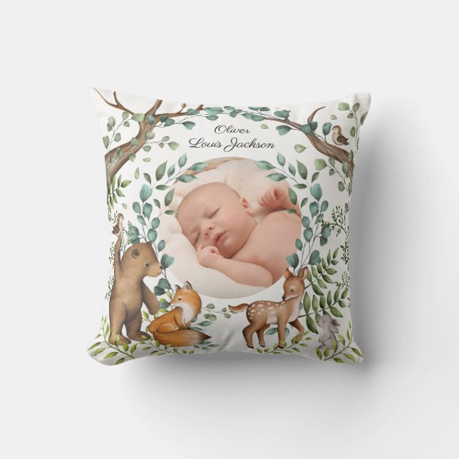Waldbewaldung | Geschenke für Jungtiere Kissen (Vorderseite)