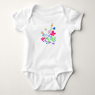 Waldblumen Baby Strampler