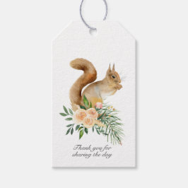 Waldblumenzweig-Eichhörnchen Vielen Dank Geschenkanhänger