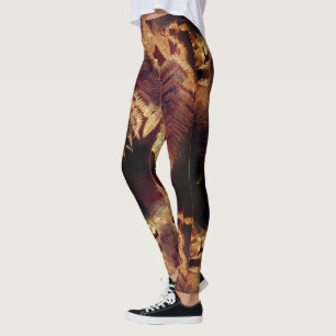 Waldbodenausdruck leggings