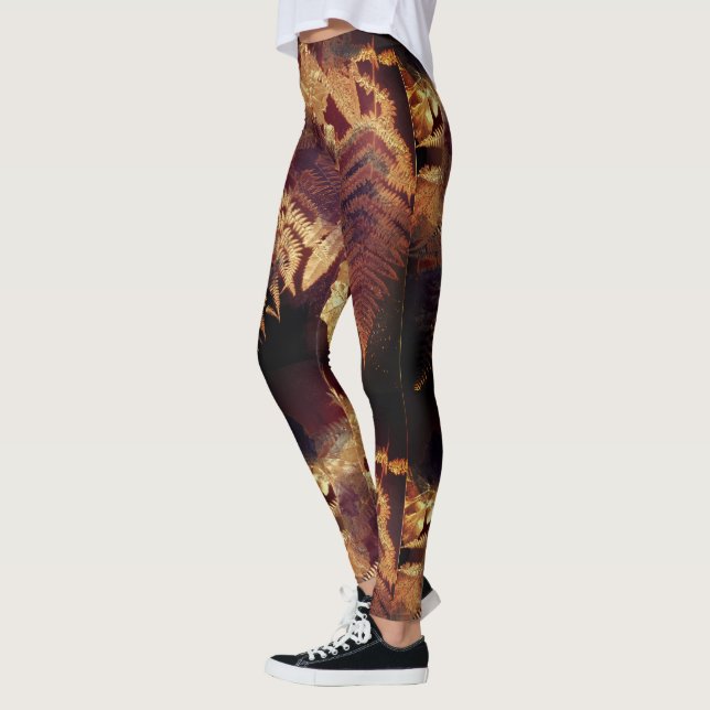 Waldbodenausdruck Leggings (Links)