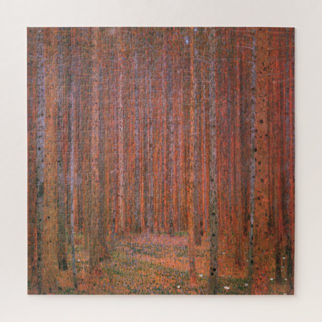 Waldbrand (von Gustav Klimt) (Vertikal)