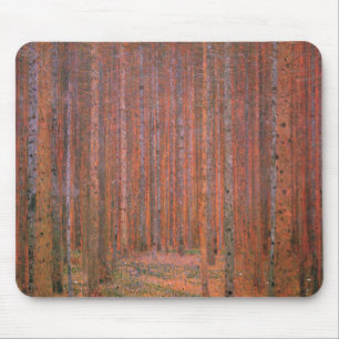 Waldbrand (von Gustav Klimt) Mousepad