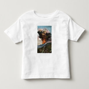 Waldbrandansicht in Berge Kleinkind T-shirt
