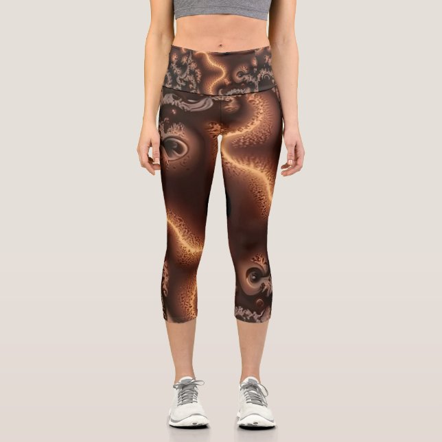 Waldbrände Capri Leggings (Vorderseite)