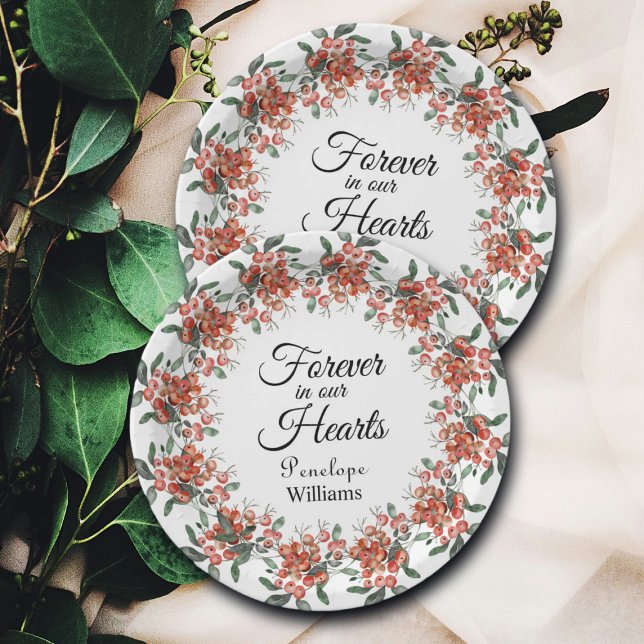 Waldbrände in liebenswertem Gedächtnis Pappteller (Von Creator hochgeladen)