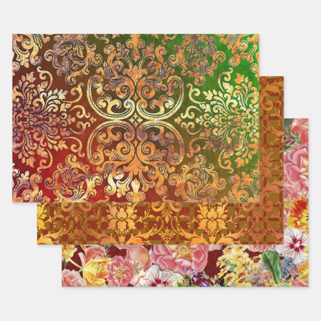 Waldbrände und Blume Festival Geschenkpapier Set (Set)