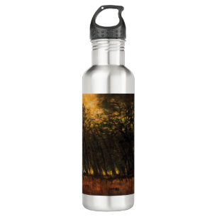 Waldbrände (von Laszlo Mednyanszky) Edelstahlflasche