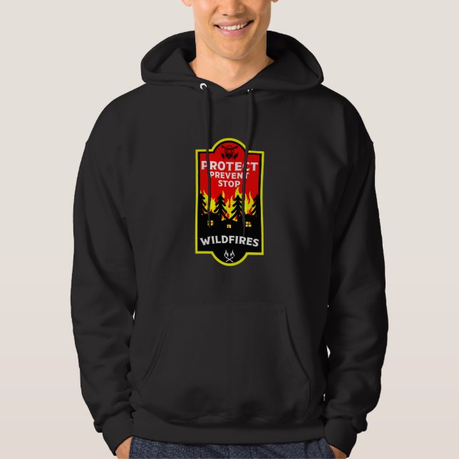 Waldbrandverhütung Hoodie (Vorderseite)