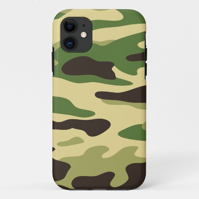 WaldCamouflage iphone Fall Case-Mate iPhone Hülle (Rückseite)