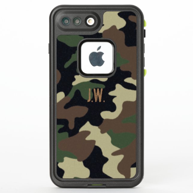 WaldCamouflage kundenspezifischer iPhone Fall (Rückseite)