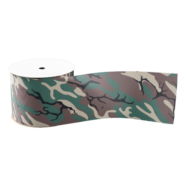 WaldCamouflage Ripsband (Spule)