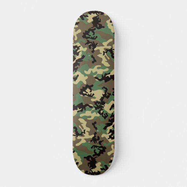 WaldCamouflageSkateboard Skateboard (Vorderseite)