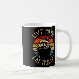 Waldcamper-Geschenke Leben schnell Essen Müll Uni- Kaffeetasse