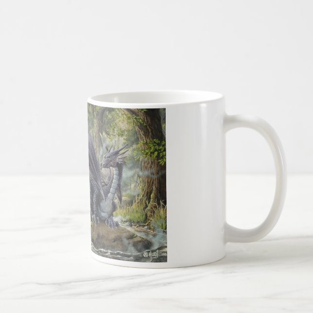 Walddrache - durch Marc-André Huot Kaffeetasse (Rechts)