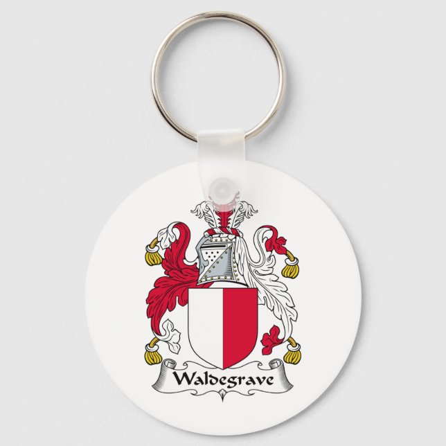 Waldegrave Familienwappen Schlüsselanhänger (Vorderseite)