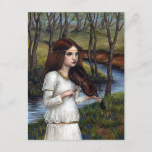 Waldelandgel Postkarte