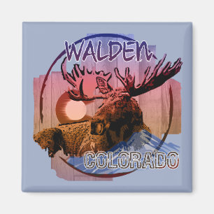 Walden Colorado rustikaler Elchmagnet Magnet