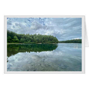 *Walden Pond:Bluebird trägt den Himmel auf seinem