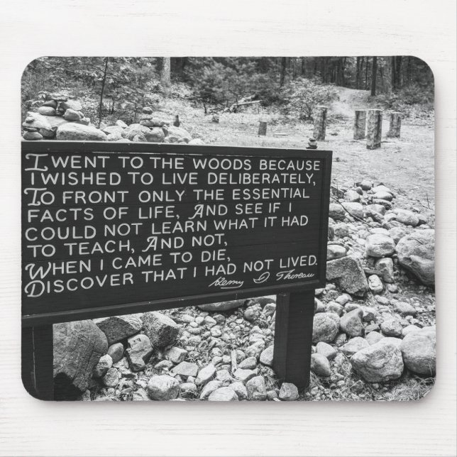 Walden Pond-Mauspad Mousepad (Vorne)