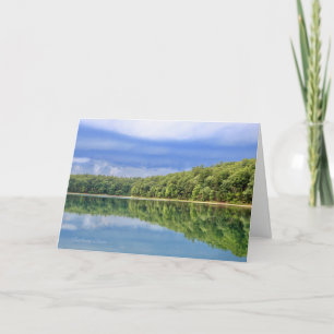 Walden Pond mit Zitat von Henry D. Thoreau: Karte
