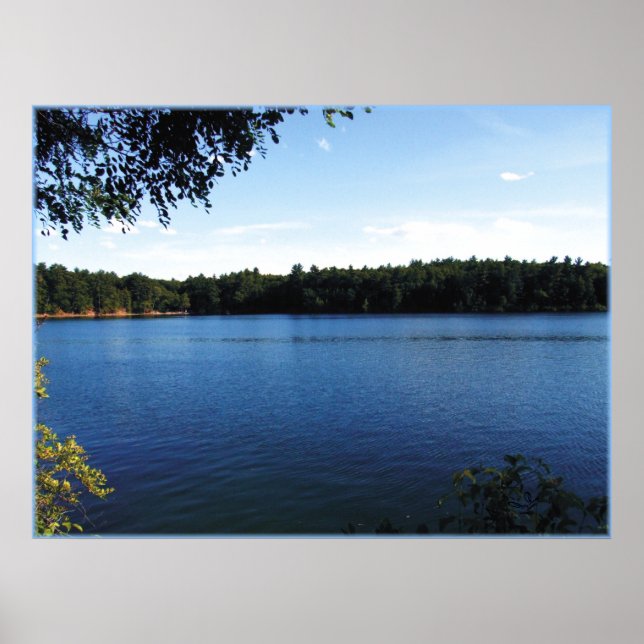 Walden Pond Print Poster (Vorne)
