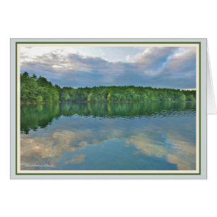 *Walden Teich: Drossel trägt den Himmel auf seinem