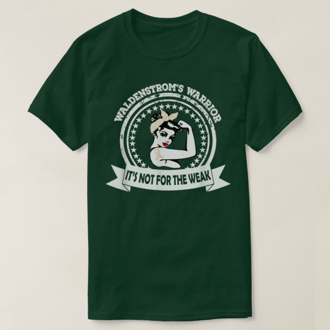 Waldenstroms Mama nicht für das schwache Band Awar T-Shirt (Design vorne)