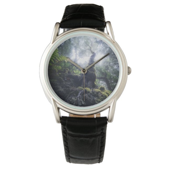 Wälder | Anaga Rural Park Kanarische Inseln Armbanduhr (Vorderseite)