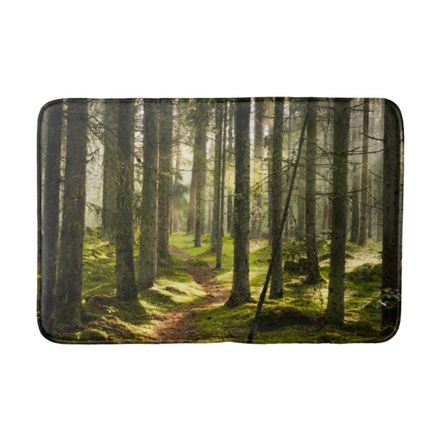 Wälder | Boreal Forest Schweden Badematte (Vorderseite)