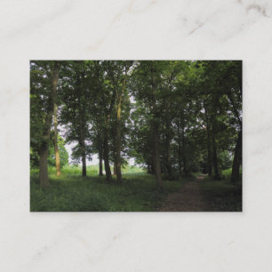 Wälder, Bute Park Cardiff Visitenkarte