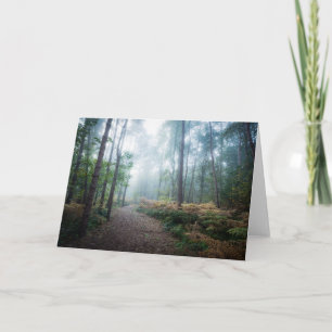 Wälder   Dark Foggy Woods Norfolk Vereinigtes Köni Karte