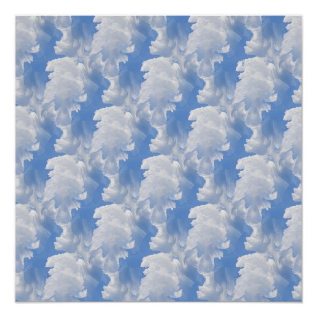 Wälder der Wolken.. Poster (Vorderseite)