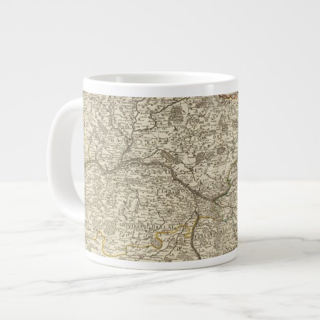 Wälder Frankreichs Jumbo-Tasse (Vorderseite Links)
