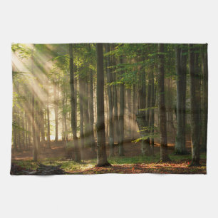 Wälder Herbstwald Geschirrtuch