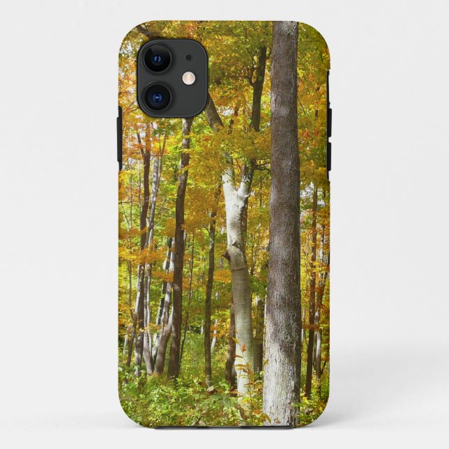 Wälder in Gelben Blätter Herbstlandschaft Case-Mate iPhone Hülle (Rückseite)