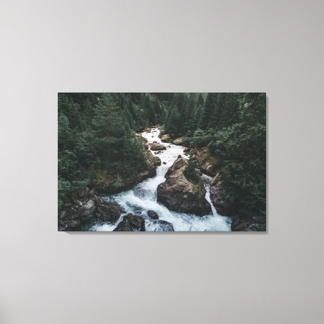 Wälder | Kanton Graubünden Leinwanddruck (Vorderseite)