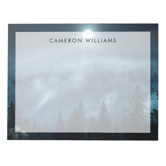 Wälder | Mondwald Notizblock (Vorderseite)